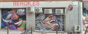 graffitis persianas dentista caras colorines colores
